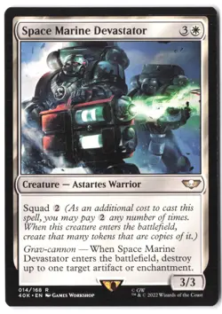 Space Marine Devastator 14 MTG 40K NM - Image 1