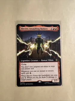 MTG Electro, Assaulting Battery SPM 0260 R NM Regular Extended Art - Image 1