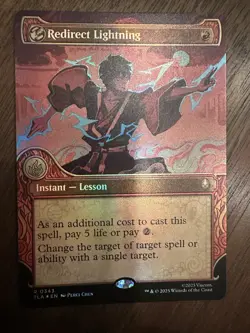 Redirect Lightning : MTG *FOIL Showcase* Avatar TLA #0343 / NM - Image 1