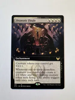 Dramatic Finale - EXTENDED ART - MTG Strixhaven: School of Mages - NM - Image 1