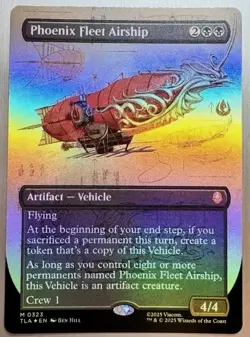 Phoenix Fleet Airship - 323 - MTG Avatar: The Last Airbender - Borderless - FOIL - Image 1