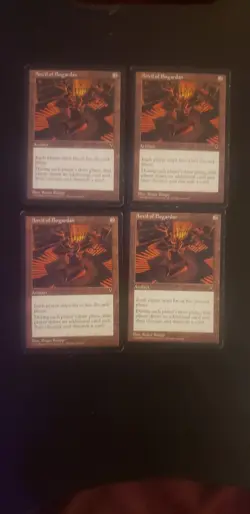 Magic The Gathering MTG Anvil of Bogarden Visions x4 RARE EX/LP Reserved List - Image 1