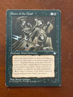 MTG Magic the Gathering Ice Age Dance of the Dead M/HP - Image 1