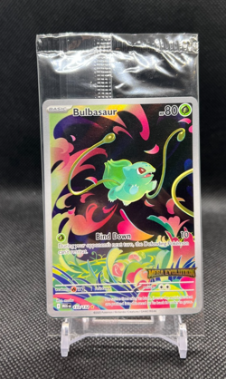 Pokemon TCG Bulbasaur 133/132 Stamped Promo Mega Evolution Sealed - Image 1