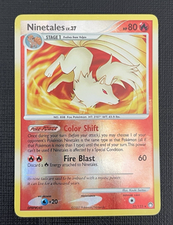 Ninetales #32/123 - Mysterious Treasures Reverse Holo - Pokemon 2007 - LP/NM+ - Image 1