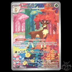 Sawsbuck #166/162 Temporal Forces NM/Near Mint Pokemon 2024 - Image 1