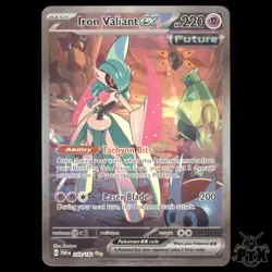 Iron Valiant ex #249/182 Paradox Rift NM/Near Mint Pokemon 2023 - Image 1
