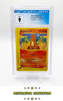 2002 POKEMON EXPEDITION #98 CHARMANDER CGC 9 - Image 1