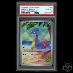 Misty's Lapras #194 PSA 10 Destined Rivals Pokemon 2025 - Image 1