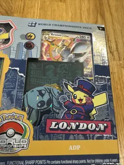 Pokemon ~ London 2022 World Championship Deck Arceus V Star Pikachu New Sealed - Image 3