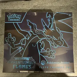 Phantasmal Flames Pokemon Center Elite Trainer Box ETB Sealed Brand New - Image 1