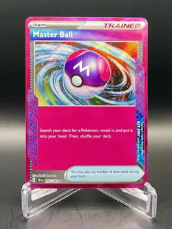 Master Ball 153/162 Temporal Forces ACE SPEC Trainer Holo Pokemon TCG NM/M - Image 1