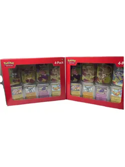Pokemon Scarlet & Violet 151 -Mini Tins 4 Pack. Sam’s Club Exclusive (Lot of 2 ) - Image 1