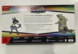 5x Pokemon TCG Prismatic Evolutions Lucario ex & Tyranitar ex Premium Collection - Image 2