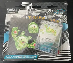 ?? Pokemon TCG Scarlet & Violet 10.5 Black Bolt 3pk Sticker New Sealed - Image 1