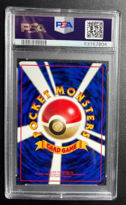 US Seller 1998 Pokemon Japanese Vending Series 2 #26 Raichu Glossy PSA 9 MINT - Image 2