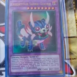 Yugioh Frightfur Sabre-Tooth (DOCS-EN043) 1st Ed. Ultra Rare - Image 1