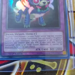 Yugioh Frightfur Sabre-Tooth (DOCS-EN043) 1st Ed. Ultra Rare - Image 3