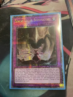 Songs of the Dominators (QCR) Yugioh Quarter Century Rare Alliance Insight ALIN - Image 1