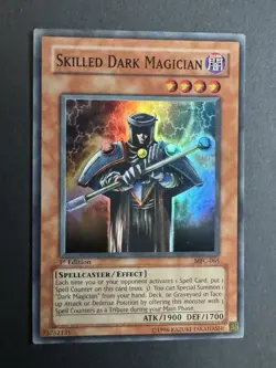 Yugioh! Skilled Dark Magician MFC-065 Super Rare 1st Edition LP - Image 1