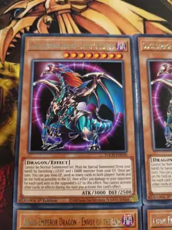 4 x Choas Emperor Dragon - Envoy Of The End - TOCH-EN030 - Common 1st Edition - Image 2