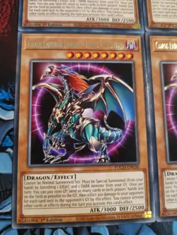 4 x Choas Emperor Dragon - Envoy Of The End - TOCH-EN030 - Common 1st Edition - Image 5