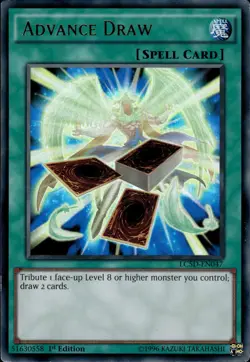 Advance Draw - Ultra Rare 1st Edition LC5D-EN047 - LP - YuGiOh - Image 1
