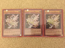 Yugioh 3x Satellarknight Deneb DUEA-EN018 1st Ed NM Near Mint Playset - Image 1