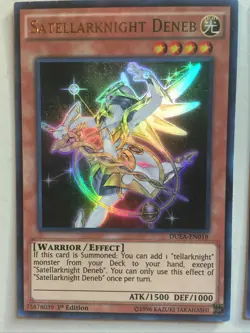 Yugioh 3x Satellarknight Deneb DUEA-EN018 1st Ed NM Near Mint Playset - Image 2