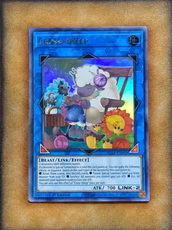 Yugioh Cross-Sheep BLAR-EN092 Ultra Rare 1st Ed NM - Image 1