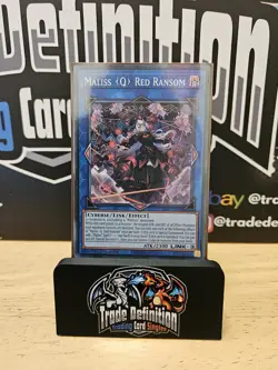 Maliss (Q) Red Ransom CRBR-EN018 Super Rare 1st Edition YuGiOh - Image 1