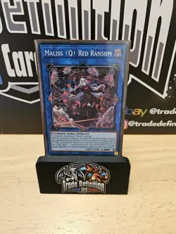 Maliss (Q) Red Ransom CRBR-EN018 Super Rare 1st Edition YuGiOh - Image 3