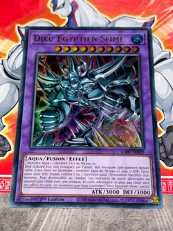 Carte YU GI OH DIEU EGYPTIEN SLIME RA01-FR029 ULTRA RARE - Image 1