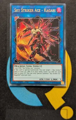 MAMA-EN005 Sky Striker Ace - Kagari Ultra Rare 1st Edition YuGiOh Card - Image 1