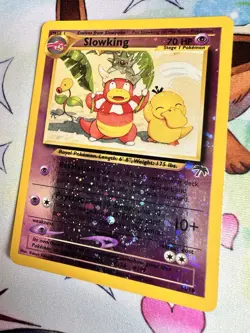 Pokemon Slowking 14/18 Southern Islands Reverse Holo Vintage Card LP WITH SWIRL - Image 3