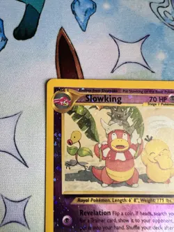 Pokemon Slowking 14/18 Southern Islands Reverse Holo Vintage Card LP WITH SWIRL - Image 5