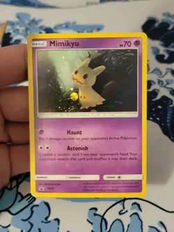 Mimikyu SM29 Sun & Moon Black Star Promo Pokemon Card LP - Image 1