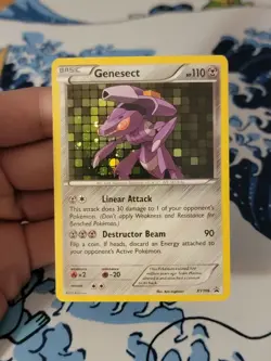 Genesect XY196 Holo - XY Promo Pokemon Card - LP - Image 1