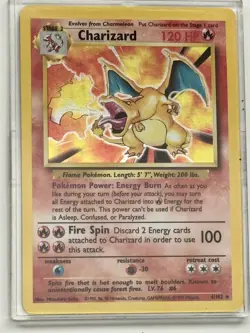 Pokemon TCG Charizard 1999 Holo Rare Card 4/102 - Image 1