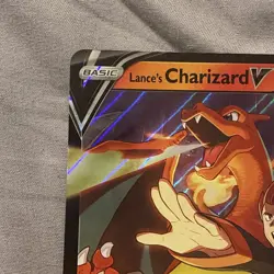 Lance's Charizard V SWSH133 JUMBO OVERSIZED Black Star Promo Pokemon Card - Image 3