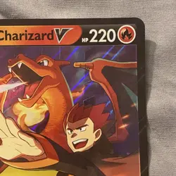 Lance's Charizard V SWSH133 JUMBO OVERSIZED Black Star Promo Pokemon Card - Image 4