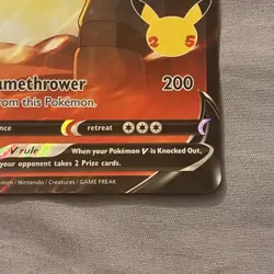 Lance's Charizard V SWSH133 JUMBO OVERSIZED Black Star Promo Pokemon Card - Image 5