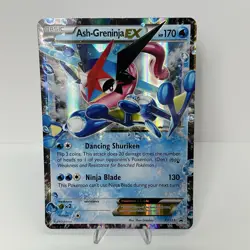 Pokemon TCG Ash-Greninja EX XY Black Star Promo XY133 Holo Card TCG JUMBO - Image 1