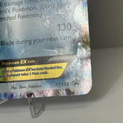 Pokemon TCG Ash-Greninja EX XY Black Star Promo XY133 Holo Card TCG JUMBO - Image 3