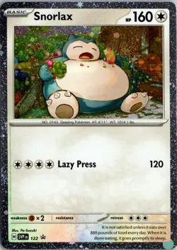 Snorlax - Holo Promo SV: Scarlet & Violet Promo Cards 122 NM - Image 1