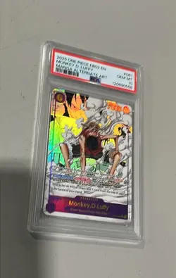 One Piece Card Game Monkey D Luffy EB02-061 SEC Rare Manga Japanese (ungraded) - Image 1