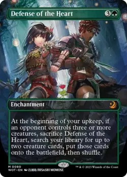 MTG - Defense of the Heart (Anime Borderless) - - Light Play - Normal - Image 1