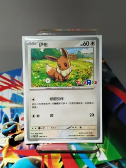 Pokemon Card PTCG Taiwan ver - Eevee Toys R us PROMO card Free Shipping - Image 1