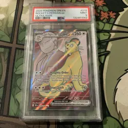 Detective Pikachu and Destined Rivals Persian PSA 9s Pokemon Card - Image 2