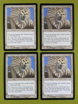 Glittering Lion x4 Prophecy 4x Playset Magic the Gathering MTG - Image 1